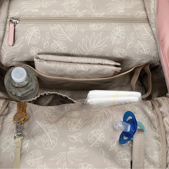 Pink twelve little Peek-a-Boo backpack diaper bag - Picture 2 of 10